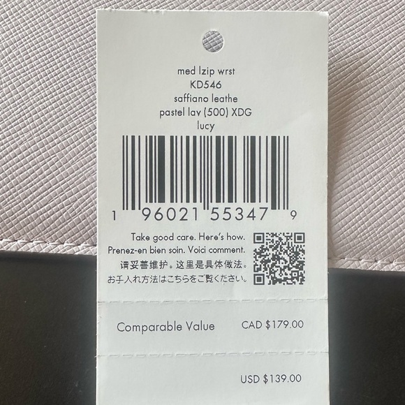 Kate Spade Lilac Clutch Wallet - Picture 3 of 4